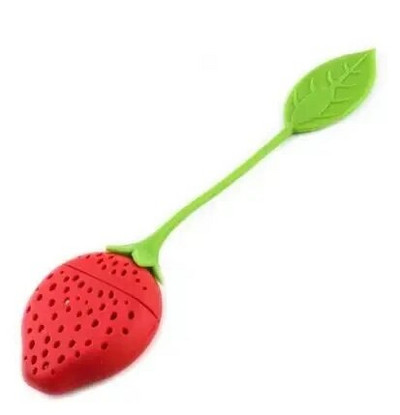 BargainHarbori teesõel silikoonist maasika sidruni disain lahtise tee lehtede kurna kott Taimsete vürtside infusioonifiltri tööriistad