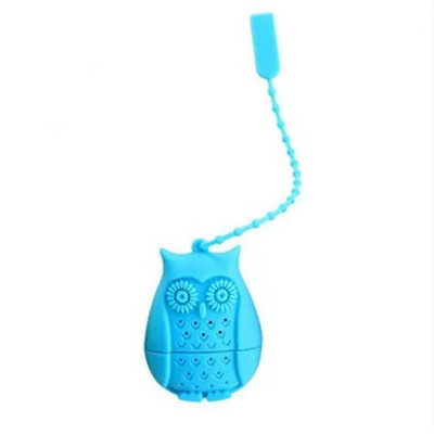 2018, oferta fierbinte, pliculețe de ceai cu bufniță, strecurătoare de ceai, linguriță de silicon, filtru, infuzor, filtrare cu gel de silice, infuzor de ceai de cafea