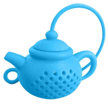 Teapot Shape Tea Strainer Silicone Tea Bag Infuser Leaf Diffuser