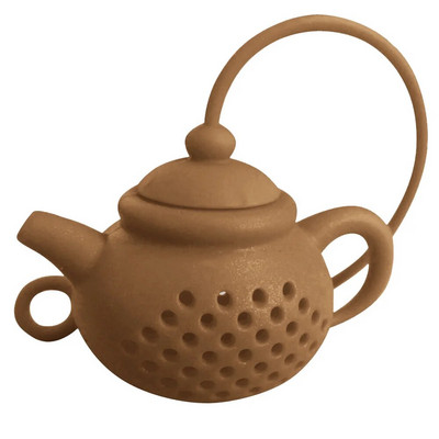 Teapot Shape Tea Strainer Silicone Tea Bag Infuser Leaf Diffuser
