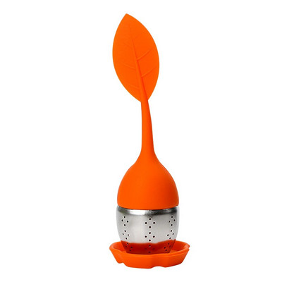 HILIFE teenõud armsad lehtede teesõelad teekotikesed teeleotistele kõrge temperatuuriga silikoonist