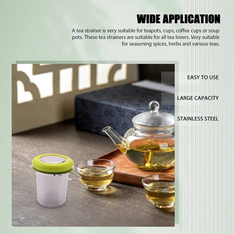 Φίλτρο τσαγιού Ανοξείδωτο φίλτρο τσαγιού Αναδιπλούμενη λαβή Φίλτρο τσαγιού Extra Fine Mesh Strainer Καλάθι παρασκευής