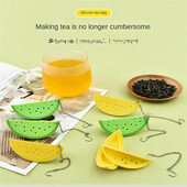 1 tk Creative Teesõel Silikoonist Sidrunikujuline Vürtsteefilter Eraldatav teepakk Infusioonisõel Köögitarvikud