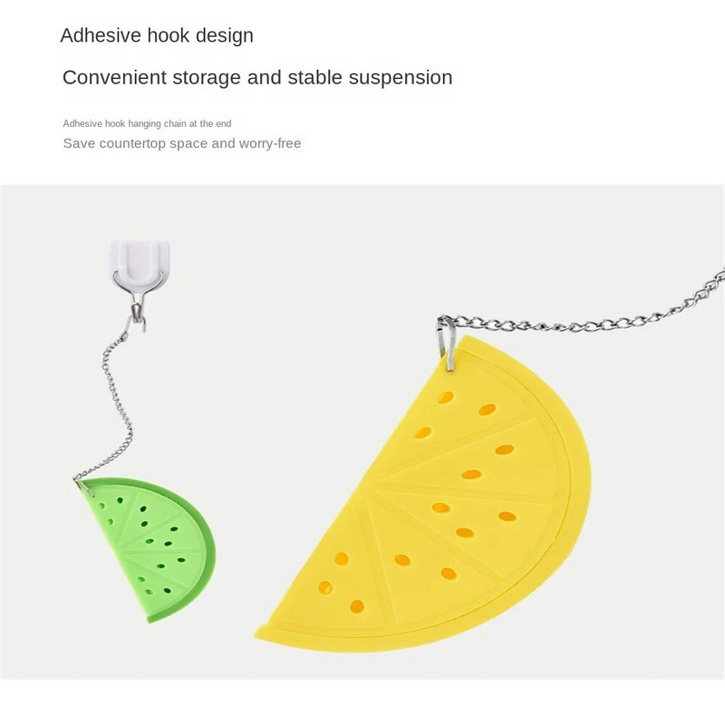 1 tk Creative Teesõel Silikoonist Sidrunikujuline Vürtsteefilter Eraldatav teepakk Infusioonisõel Köögitarvikud