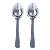 2X roostevabast terasest teetõmmis kurn lusikas lahtiste lehtede filter maitsetaimed vürts UUS