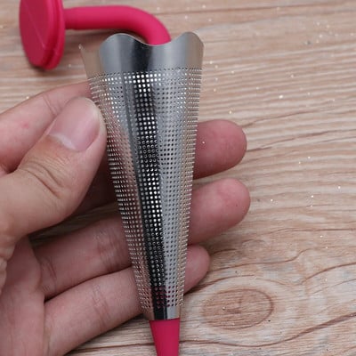 Kreativni kišobran od nehrđajućeg čelika Infuser za čaj Filter za listove za višekratnu upotrebu Cjedilo Kuhinjski dodaci za pripremu čaja u kuhinji (u boji