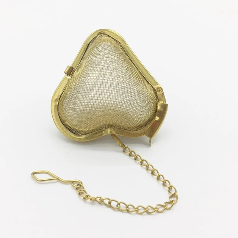 Lahtistele lehtedele mõeldud tee infusioonimasin Teesõelad Teefilter Süda roostevabast terasest materjal lahtiste lehtede tee jaoks nõudepesumasinas pestav