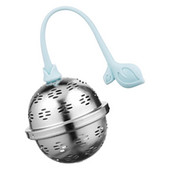 Roostevabast terasest silikoonist käepidemega teetõmmis teefiltriga maitseainesõel Suurus L