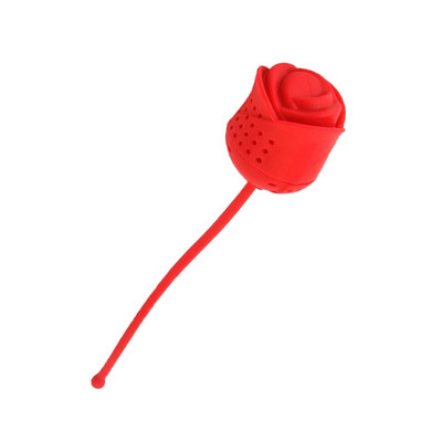 Teekasutaja Armas silikoonsõel, lehefilter roosilillede teekoti jaoks Infuserid Loomingulised teenõud Teetarvikud Köögividin