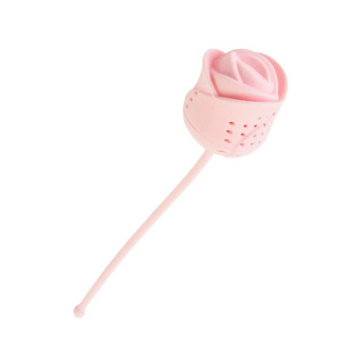 Teekasutaja Armas silikoonsõel, lehefilter roosilillede teekoti jaoks Infuserid Loomingulised teenõud Teetarvikud Köögividin