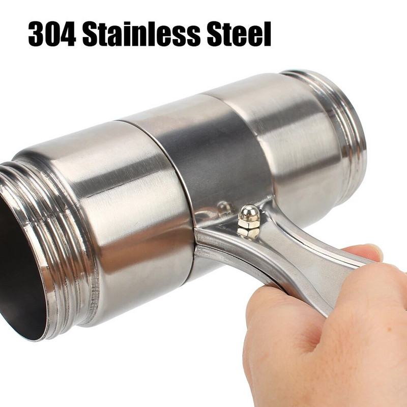 Makaronų spaudimo aparatas Daugiafunkcis nerūdijančio plieno rankinis makaronų aparatas vaisių sulčiaspaudė su 5 presavimo formomis spagečių gamybai