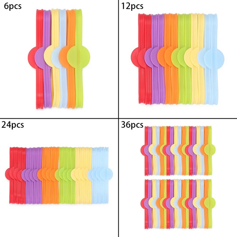 Silikono vyno puodelio stiklo žymekliai vakarėlio taurė vyno gėrimo puodelis žymėjimo etiketės namų baro virtuvės įrankių priedai