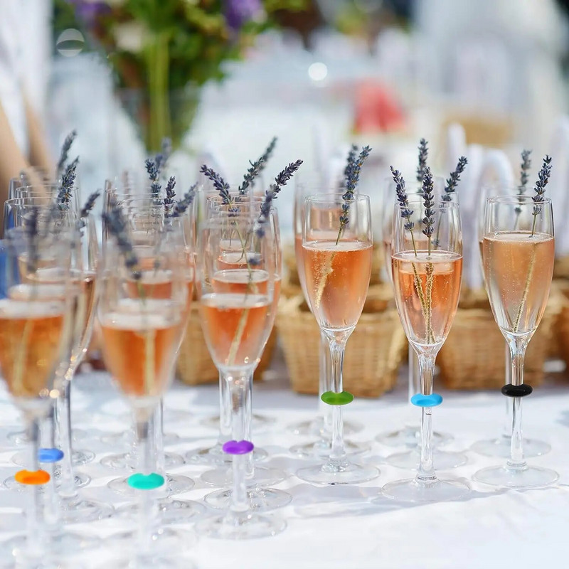 24 tk silikoonist veiniklaasid markerid veeklaasi markerid veiniklaasi võlu joogimarkerid peoks Halloweeni jõulude tähistamiseks