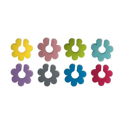 Silikoonist punase veini klaasist identifitseerimismarker võluklaasist tassi sildid Sildid Peo-toidud joogid baaritarvikud tööriist