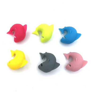 Silikoonist punase veini klaasist identifitseerimismarker võluklaasist tassi sildid Sildid Peo-toidud joogid baaritarvikud tööriist