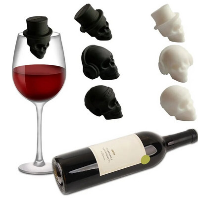 Silikoonist punase veini klaasist identifitseerimismarker võluklaasist tassi sildid Sildid Peo-toidud joogid baaritarvikud tööriist