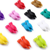 6/8/12 TK Creative veiniklaasi markerid 3D Kitten Shape Party klaastass Mitmevärviline silikoonist diskrimineerija Kitten Wine Cup Recogniz