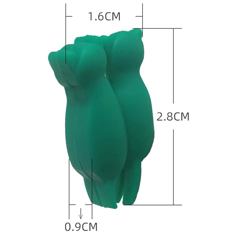 6/8/12 TK Creative veiniklaasi markerid 3D Kitten Shape Party klaastass Mitmevärviline silikoonist diskrimineerija Kitten Wine Cup Recogniz