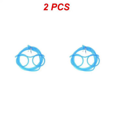 1/2 tk Naljakad pehmest plastikust klaasid õlg Unikaalne painduv joogitoru kokteilipeo baari tarvikud õlu värviline pidu