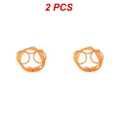 1/2 tk Naljakad pehmest plastikust klaasid õlg Unikaalne painduv joogitoru kokteilipeo baari tarvikud õlu värviline pidu