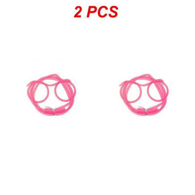 1/2 tk Naljakad pehmest plastikust klaasid õlg Unikaalne painduv joogitoru kokteilipeo baari tarvikud õlu värviline pidu