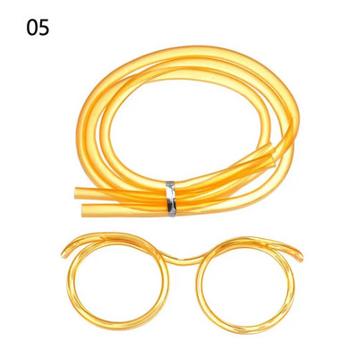 Kuum! Õlekõrred Naljakad pehmed PVC-klaasid Painduvad joogikõrred Lastele isetegemise peotarbed Baaritarvikud Loovus Naljakas mänguasi