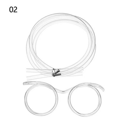 Kuum! Õlekõrred Naljakad pehmed PVC-klaasid Painduvad joogikõrred Lastele isetegemise peotarbed Baaritarvikud Loovus Naljakas mänguasi