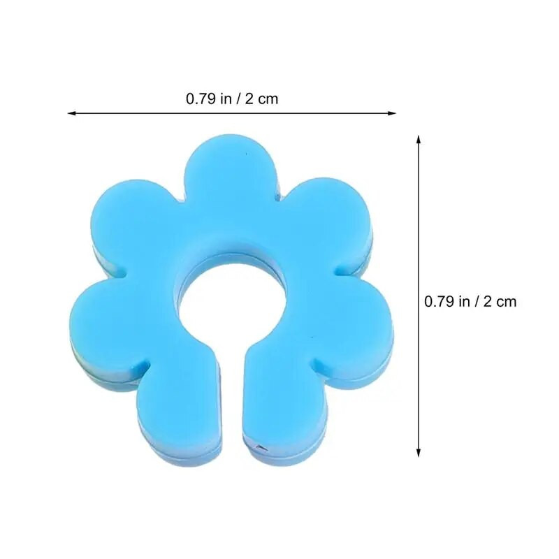 16 tk Veiniklaasi võlusid Sildid Lillekujulised joogimarkerid peokokteilid joogitassi silt iminapa identifikaator peo jaoks