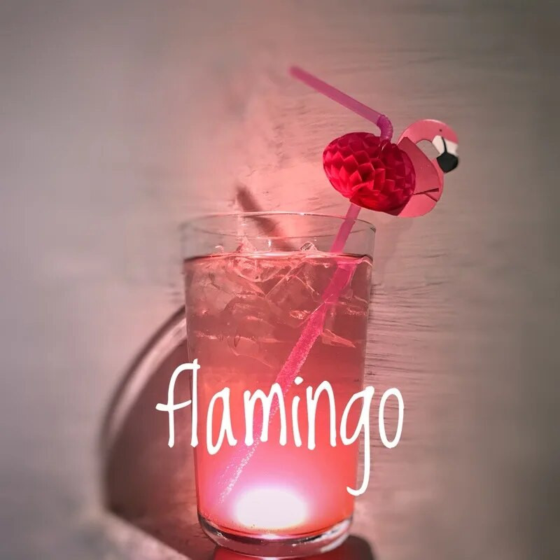 25/50 vnt flamingo ananasų šiaudeliai Havajų paplūdimio atogrąžų gimtadienio vakarėlio popieriniai šiaudeliai gėrimui vasaros baseino vakarėlio puošmena