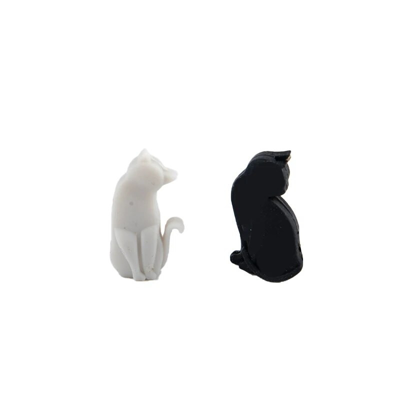 6pc silikonski marker za vinske čaše u obliku mačke, alat za označavanje čaše za prepoznavanje čaša za kućnu zabavu, kuhinjski bar, prepoznavanje