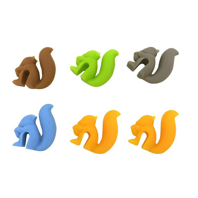 6 tk silikoonmarkerid korduvkasutatavad mere- ja maismaaloomad joogivõlusid veini identifikaator kokteilide jaoks joogitassi märk A50