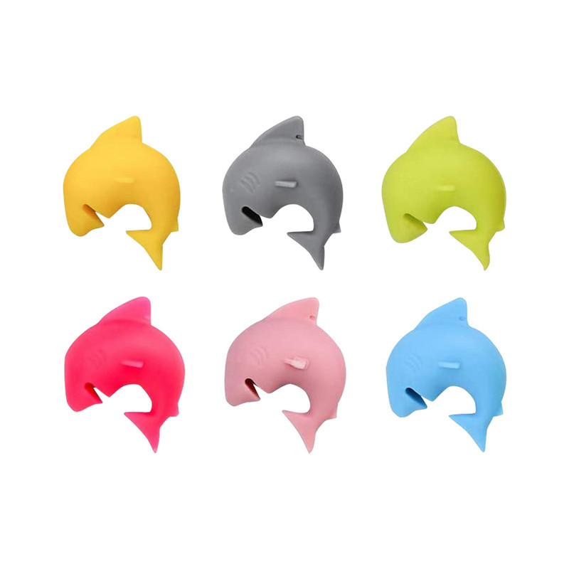 6 tk silikoonmarkerid korduvkasutatavad mere- ja maismaaloomad joogivõlusid veini identifikaator kokteilide jaoks joogitassi märk A50