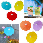 6tk Umbrella Veinklaas Marker Vein Amuletid Klaasid Identifier Marker Tassid Klaasid Markerid Silikoonklaas Brand Prillid Sildid