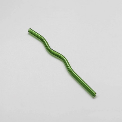 1 tk 20 cm klaaskõrred Korduvkasutatav lainekujuline joogikõrs smuutide kokteilide jaoks Keskkonnasõbralikud baaritarvikud