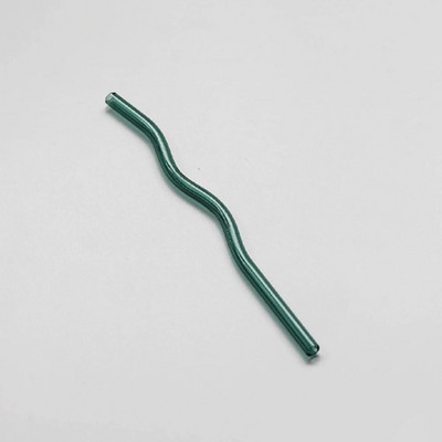 1 tk 20 cm klaaskõrred Korduvkasutatav lainekujuline joogikõrs smuutide kokteilide jaoks Keskkonnasõbralikud baaritarvikud