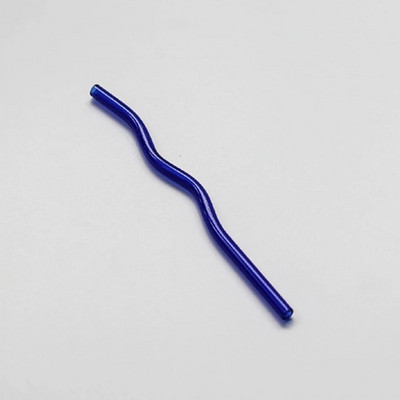 1 tk 20 cm klaaskõrred Korduvkasutatav lainekujuline joogikõrs smuutide kokteilide jaoks Keskkonnasõbralikud baaritarvikud