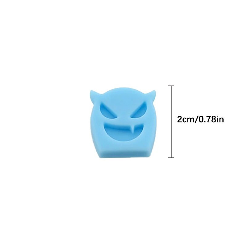 8 tk pehme silikoonist deemoni kujuga veiniklaasi võlusid markerid peokokteilid joogitassiga märgi imemise identifikaator