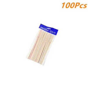 100-500tk 21cm värvilised ühekordsed plastikust kumerad joogikõrred Pulmapeo baari joogitarvikud Sünnipäeva korduvkasutatav kõrs