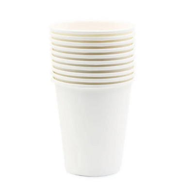 Jednobojne papirnate čaše za zabavu Tanjuri Šalice za sok DIY dekoracija za zabavu Dječji rođendan Vjenčanje Piknik Posuđe