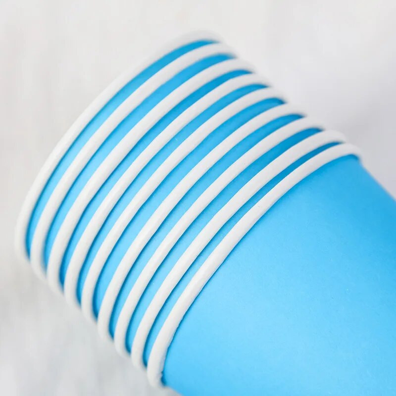 Pabertopsid 250 ml Perepeotarbed Laste sünnipäevapeokaunistused Laste peotarbed Tassid Ühekordsed lauanõude komplektid Tassid