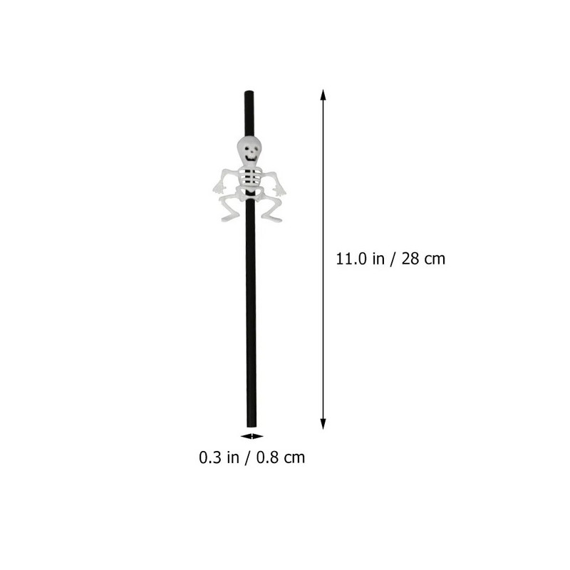 20 TK joogikõrred Halloweeni teemalised kõrred Plastikust kõrred Halloweeni peoks