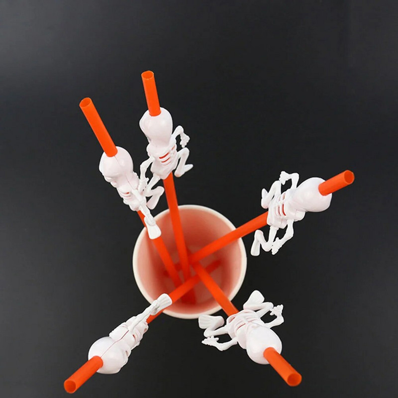 20 TK joogikõrred Halloweeni teemalised kõrred Plastikust kõrred Halloweeni peoks