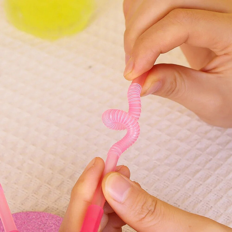 1/5 tk romantiline armastussüda, topeltkõrs, unikaalne painduv joogitoru ühekordselt kasutatav kokteil puuviljamahla õled peo baari tarvikud