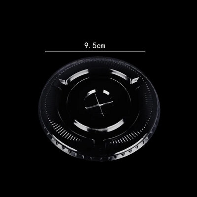 50 buc cești noi de unică folosință din plastic transparent, ceai cu lapte, cești pentru băuturi cu capace pentru picnic în aer liber pentru ziua de naștere.