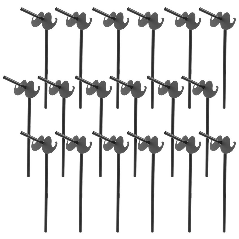 20 tk Ornament õled vuntsid õled joogid festivali jook kaunistus rekvisiit peo joogipaber