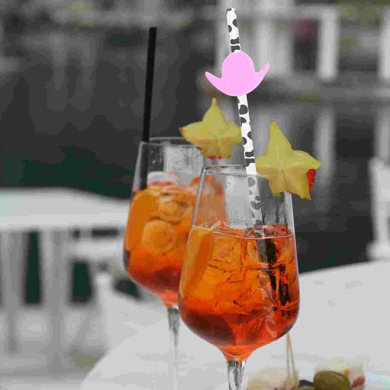 30tk Lehmakõrred Lehmatüdruku peotarbed Lehmaprindikõrred Paber Joogikõrred