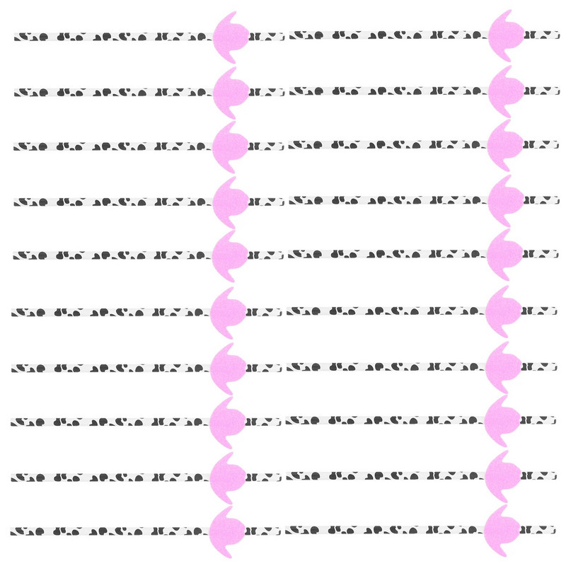 30tk Lehmakõrred Lehmatüdruku peotarbed Lehmaprindikõrred Paber Joogikõrred