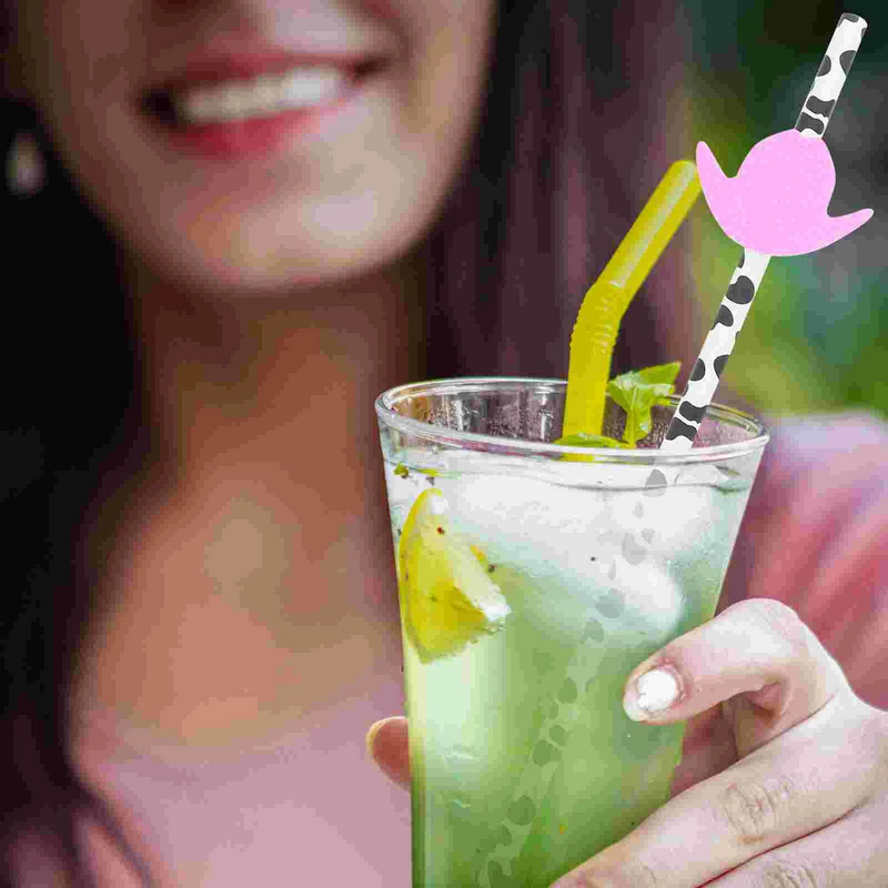 30tk Lehmakõrred Lehmatüdruku peotarbed Lehmaprindikõrred Paber Joogikõrred