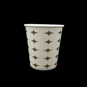 100 tk/pakk 6 untsi 150 ml ühekordselt kasutatav pabertass Kontori kohvitass pabertops kuumade jookide peotarvete jaoks