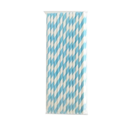 Biológiailag lebomló csíkok papír szívószálak Rózsaszín kék sárga csíkok szívószálak Esküvői születésnapi parti dekoráció Babazuhany gyerekeknek